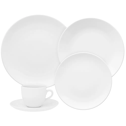 Aparelho de Jantar/Chá 30 Peças - Coup Serene – Porcelouças - Porcelouças -  Especializada Oxford