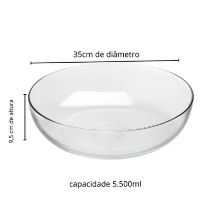 SALADEIRA REDONDA 5,5L 516G LUVIDARTE