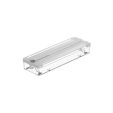 ORGANIZADOR DE ROLOS DUPLO CLEAR BRANCO FECHADO OU