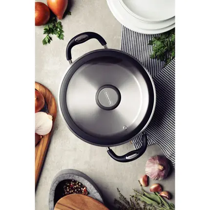 JOGO COM 4 PANELAS EM INOX COM CERAMICA SOLAR TRA,MONTINA