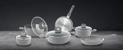 SET DE PANELAS 10 PEÇAS PETRAVERA PLUS BIALETTI