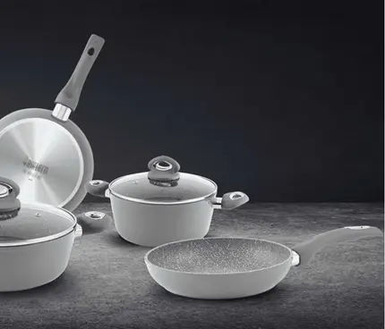 SET DE PANELAS 10 PEÇAS PETRAVERA PLUS BIALETTI