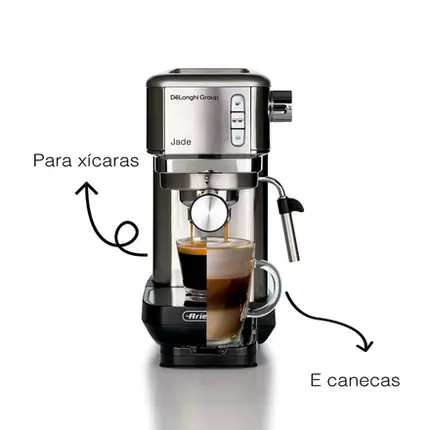 MAQUINA DE CAFÉ MANUAL ESPRESSO METAL 127V ARIETE