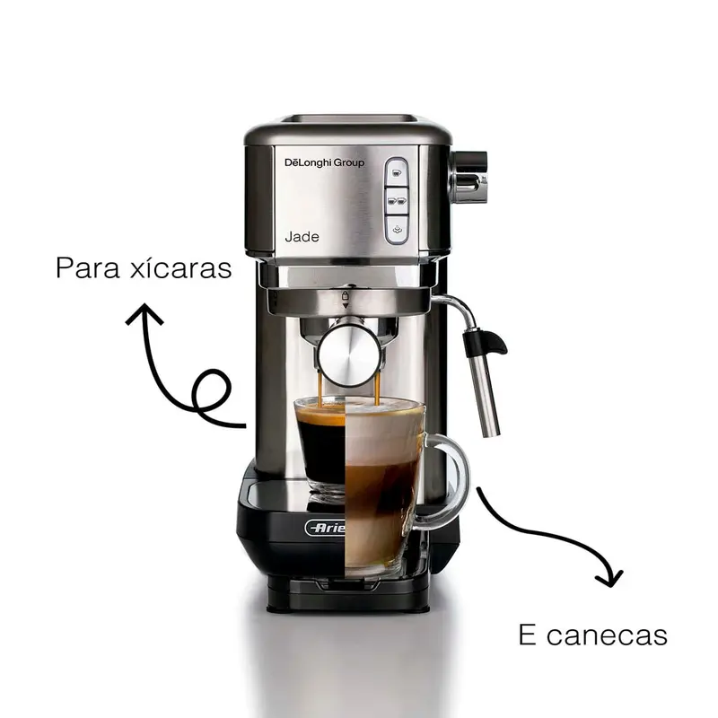 MAQUINA DE CAFÉ MANUAL ESPRESSO METAL 127V ARIETE