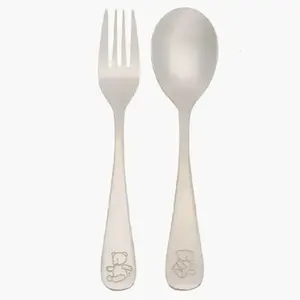 DUPLA DE TALHERES INFANTIS BEAR MIMO STYLE