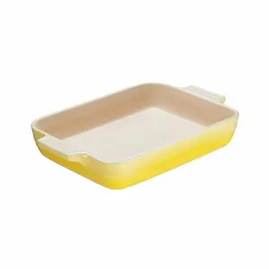 TRAVESSA RETANGULAR 25CM  CLASSIC AMARELA LIGHT SOLEIL LE CREUSET