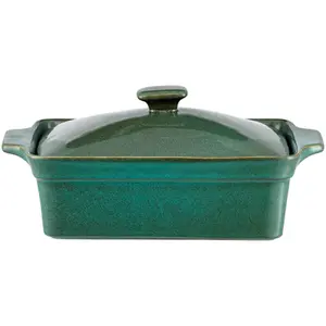 CACAROLA DE CERAMICA VERDE 34CM BTC