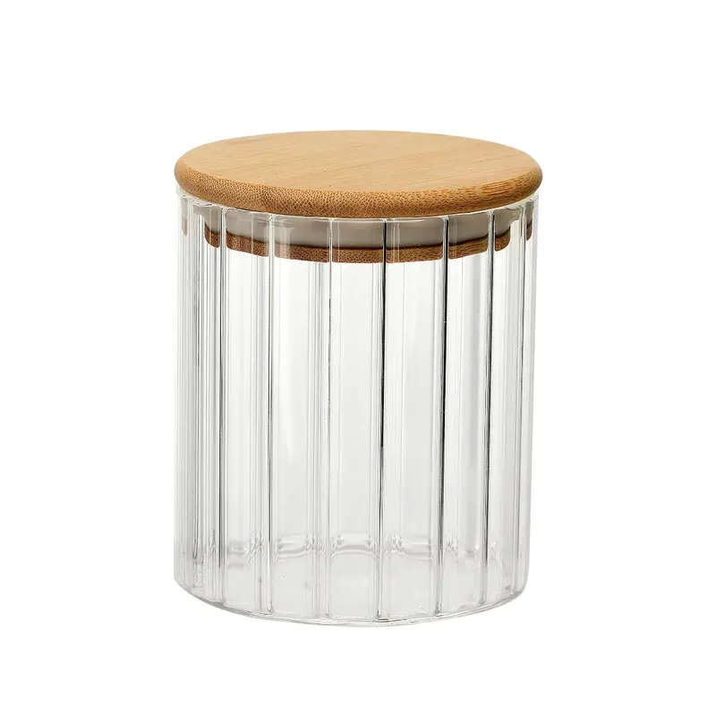 PORTA MANTIMENTO VIDRO BOROSILICATO COM TAMPA BAMBU 500ML DYNASTY
