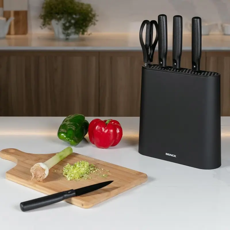 CEPO DE FACAS COM 6 PEÇAS ACTION BRINOX