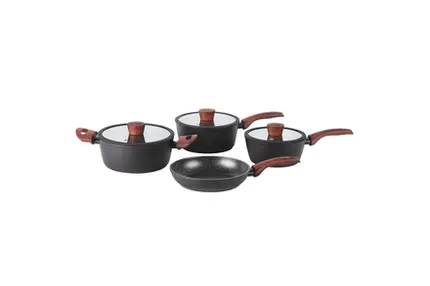 CONJUNTO COM 4 PANELAS CERAMIC LIFE SIRIUS PRETO BRINOX
