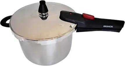 PANELA DE PRESSÃO INOX 6L ULTRA Ø22X17CM BRINOX