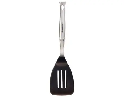 ESPATULA VAZADA REV ACO INOX E SILICONE UNICO LE CREUSET
