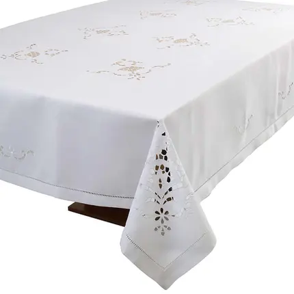 TOALHA DE MESA 180X270 CM BRANCO