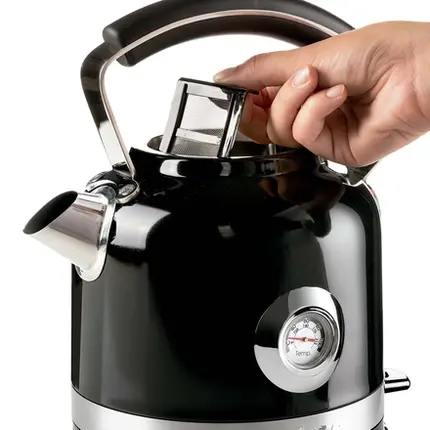 CHALEIRA ELETRICA MODERNA PRETA 127V 1500W ARIETE