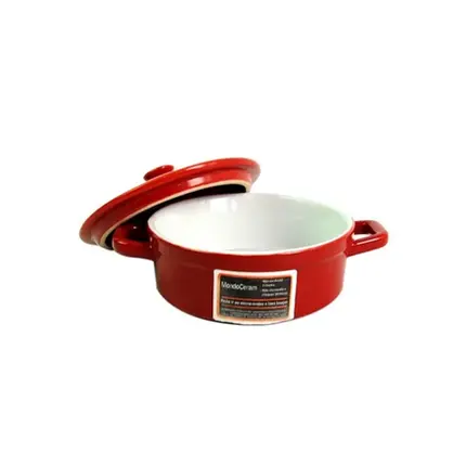 MINI CACAROLA VRMELHA 200ml  CERAFLAME