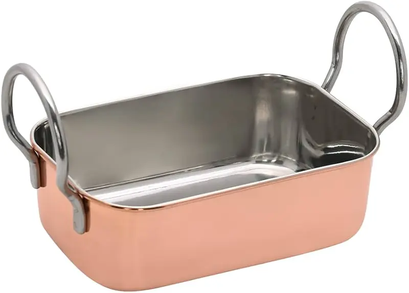 MINI CAÇAROLA RETANGULAR BRONZE 14cm MIMO STYLE