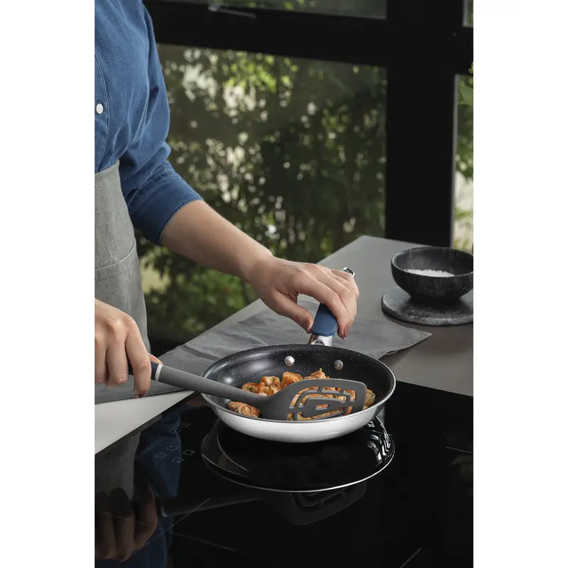 FRIGIDEIRA 20CM ROMAGNA PRE COM REVESTIMENTO CERAMICO COM FUNDO EXTERNO EM ACO INOX TRAMONTINA