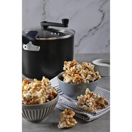 PIPOQUEIRA 22CM 5,4L MONACO INDUCAO PRETO EM ALUMINIO COM REVESTIMENTO ANTIDADERENTE TRAMONTINA