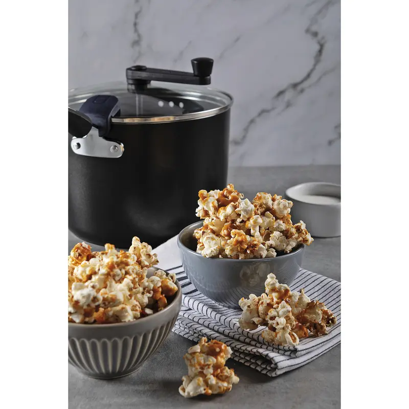 PIPOQUEIRA 22CM 5,4L MONACO INDUCAO PRETO EM ALUMINIO COM REVESTIMENTO ANTIDADERENTE TRAMONTINA