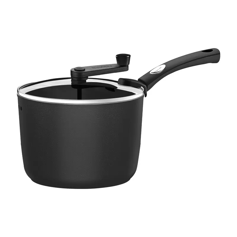 PIPOQUEIRA 22CM 5,4L MONACO INDUCAO PRETO EM ALUMINIO COM REVESTIMENTO ANTIDADERENTE TRAMONTINA