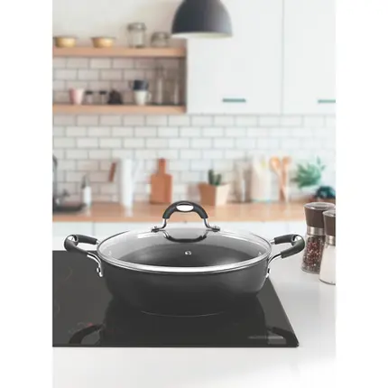 ARROZEIRA 28CM 4,2L MONACO INDUÇÃO PRETA TRAMONTINA