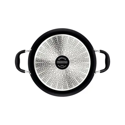 ARROZEIRA 28CM 4,2L MONACO INDUÇÃO PRETA TRAMONTINA