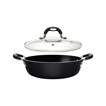 ARROZEIRA 28CM 4,2L MONACO INDUÇÃO PRETA TRAMONTINA