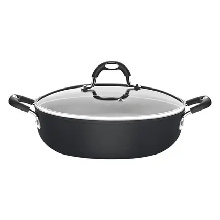 ARROZEIRA 28CM 4,2L MONACO INDUÇÃO PRETA TRAMONTINA