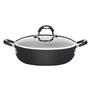 ARROZEIRA 28CM 4,2L MONACO INDUÇÃO PRETA TRAMONTINA
