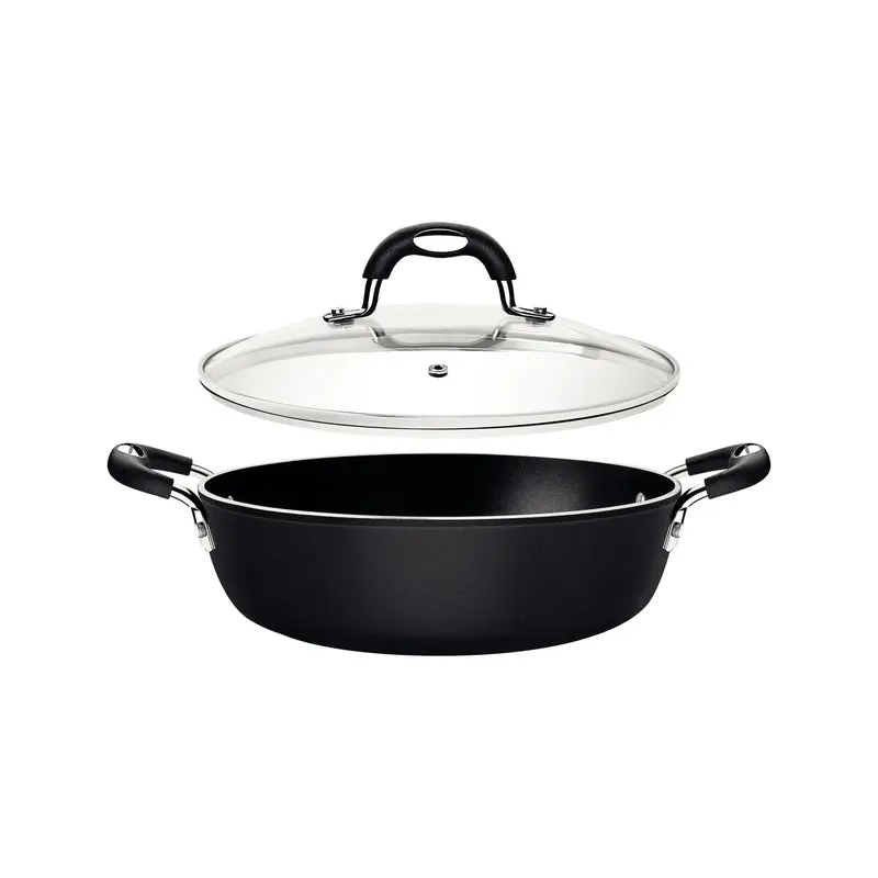 ARROZEIRA 28CM 4,2L MONACO INDUÇÃO PRETA TRAMONTINA