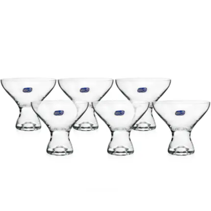 JOGO COM 6 TAÇAS SOBREMESA VEGA 330ml BOHEMIA