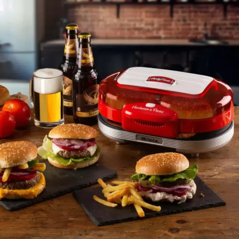 GRILL ELETRICO PARTY TIME VERM 1200W 127V ARIETE