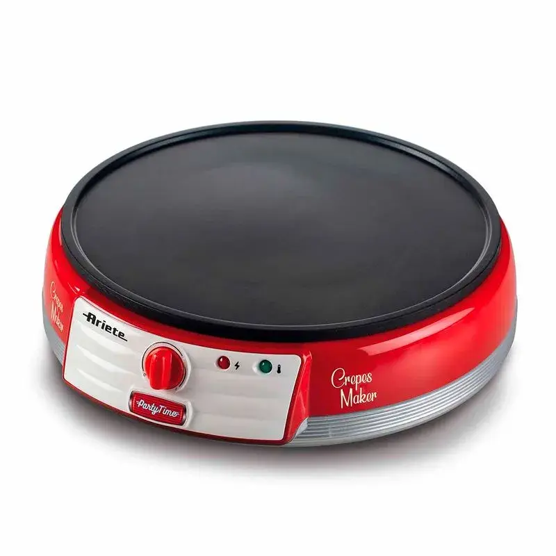MAQUINA DE CREPE PARTY TIME VERMELHA 1000W 127V ARIETE