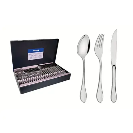 FAQUEIRO DE AÇO INOX ITALY 72 PEÇAS TRAMONTINA