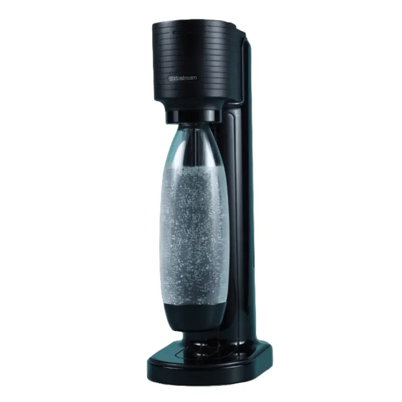 MAQUINA AGUA COM GAS GAIA PRETA + CO2 SODASTREAM