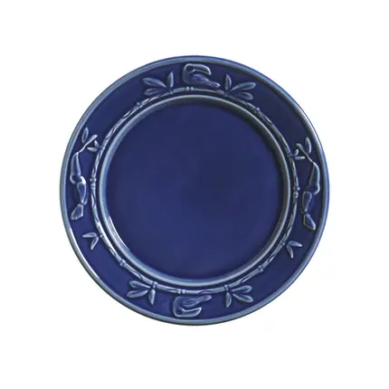 JOGO COM 6 PRATOS DE SOBREMESA TUKAN AZUL SCAKKA