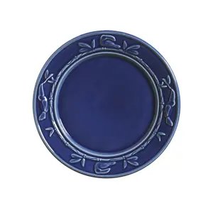 JOGO COM 6 PRATOS DE SOBREMESA TUKAN AZUL SCAKKA