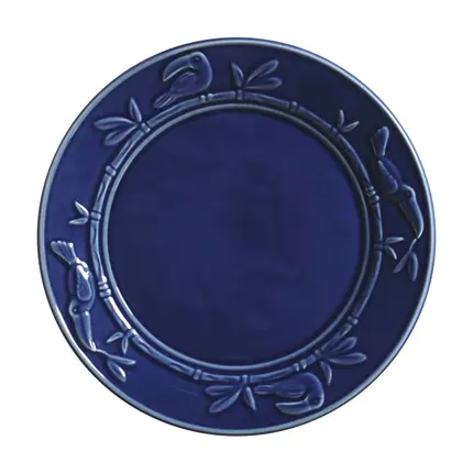 JOGO COM 6 PRATOS RASOS TUKAN AZUL SCALLA