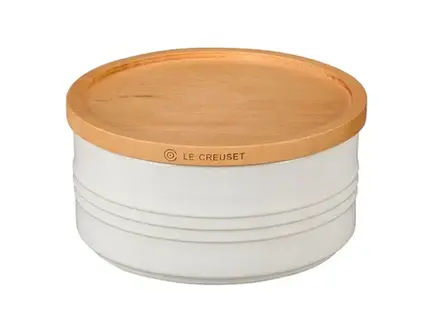 POTE COM TAMPA 420ML SCAND BRANCO LE CREUSET