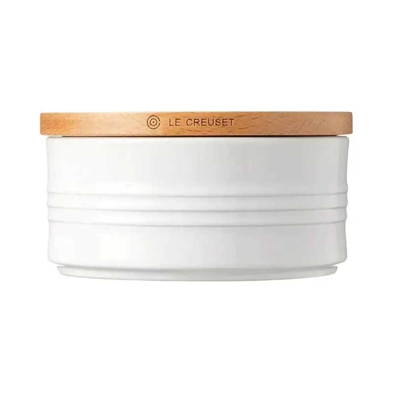 POTE COM TAMPA 420ML SCAND BRANCO LE CREUSET