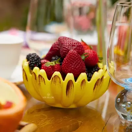 MINI FRUTEIRA BANANA AMARELO LIMA MAISON BLANCHE