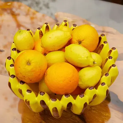 FRUTEIRA BANANA GRANDE AMARELO LIMA MAISON BLANCHE