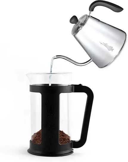 CAFETEIRA FRENCH PRESS 1 L PRETA SMART BIALETTI