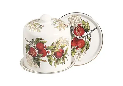 PORTA PANETONE ENCANTO DOURADO SCALLA