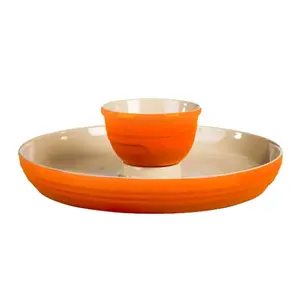 PRATO PARA APERITIVO LARANJA LE CREUSET