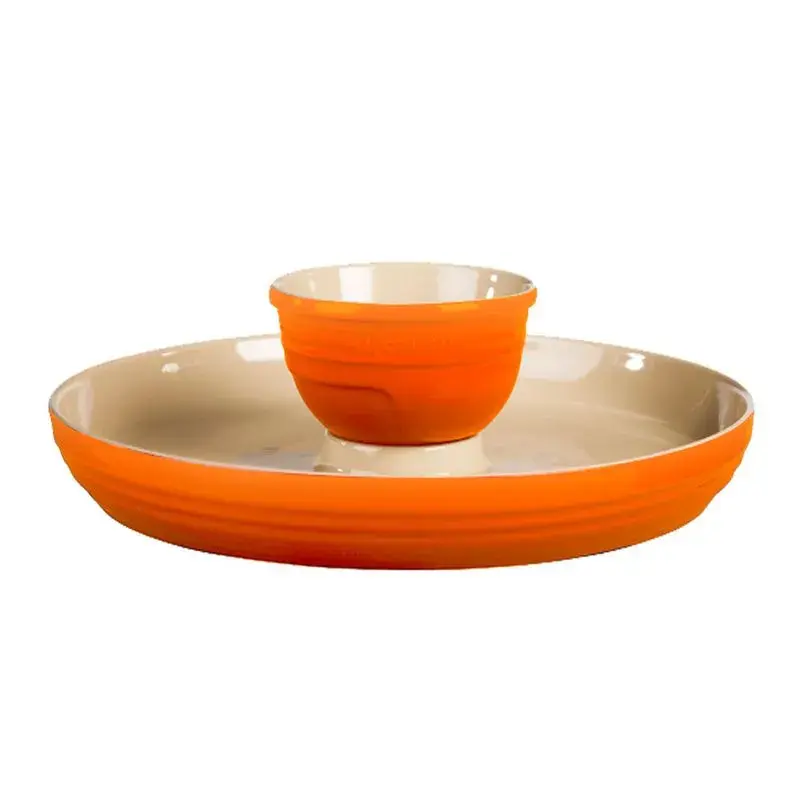PRATO PARA APERITIVO LARANJA LE CREUSET