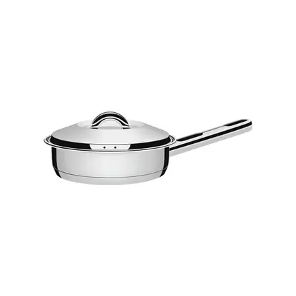 FRIGIDEIRA INOX SOLAR COM TAMPA E CABO 28CM TRAMONTINA