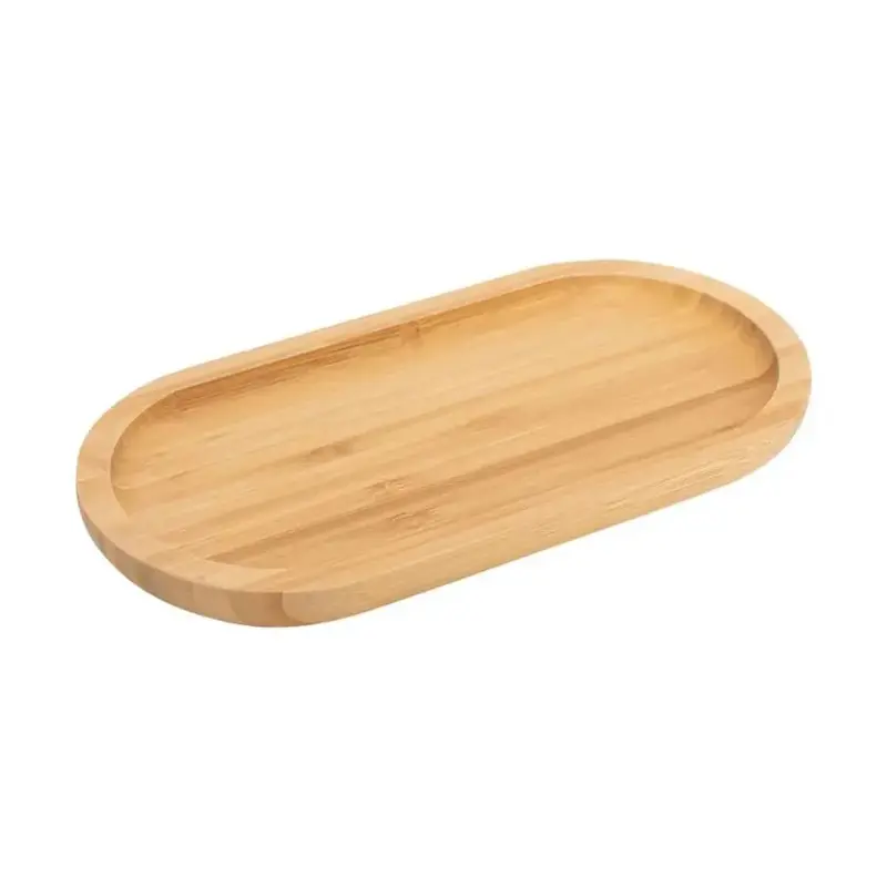 BANDEJA OVAL EM MADEIRA 34X14 CM MIMO STYLE