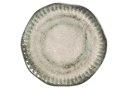 SUPLAT / PRATO DE BOLO VERDE AGATA SCALLA