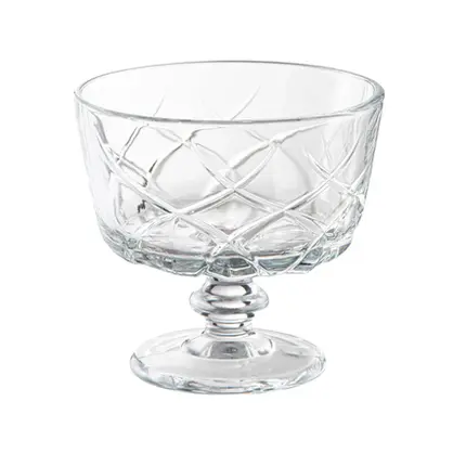JOGO COM 6 TAÇAS DE SOBREMESA LORIANT EM CRISTAL ECOLOGICO 240 ML D9,9xA9,3 CM LHERMITAGE